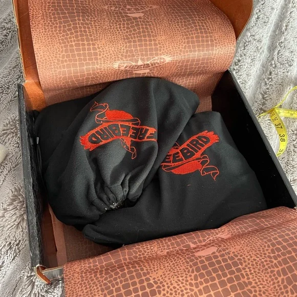 Freebird Red Croco Saphire Ankle Booties size 8 - Picture 9 of 9